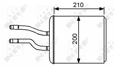 Vymenik tepla, Vnitrni vytapeni NRF 53244