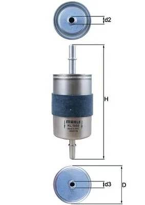 Palivový filtr KNECHT KL1055