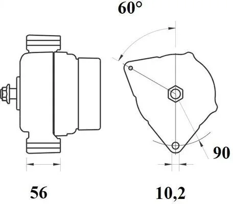 generátor MAHLE MG467