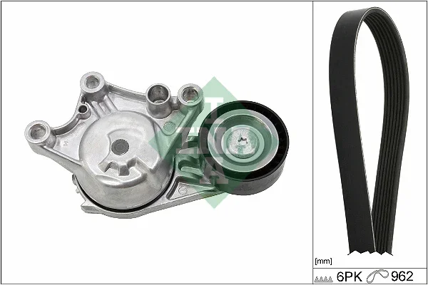 Sada žebrovaných klínových řemenů Schaeffler INA 529033510