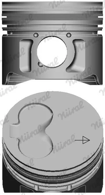 Píst NÜRAL 87-990107-40