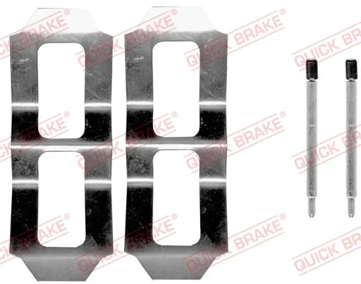 Sada prislusenstvi, oblozeni kotoucove brzdy QUICK BRAKE 109-0987