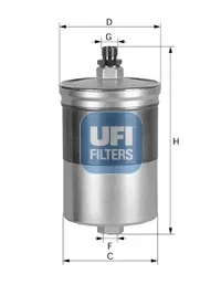 Palivový filtr UFI 31.563.00