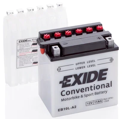 startovací baterie EXIDE EB10L-A2 startovací baterie EXIDE EB10L-A2