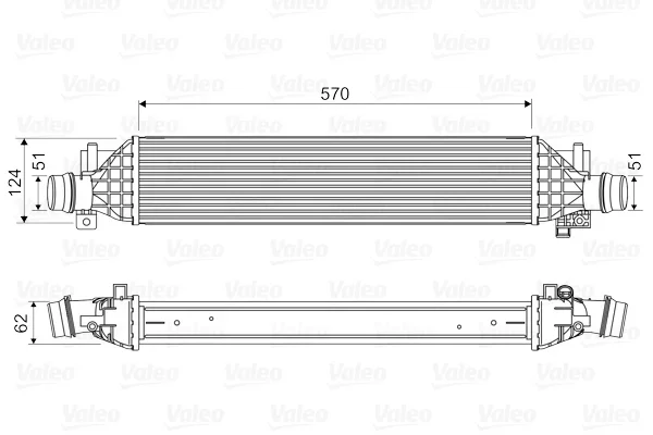 Chladič turba VALEO 818629 Chladič turba VALEO 818629