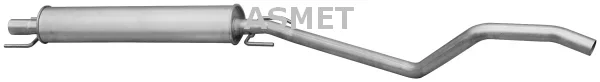 Stredni tlumic vyfuku ASMET 05.182 Stredni tlumic vyfuku ASMET 05.182