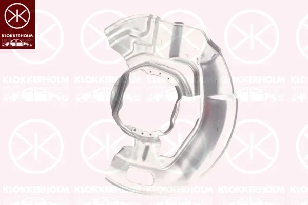 Ochranný plech proti rozstřikování, brzdový kotouč KLOKKERHOLM 0065376
