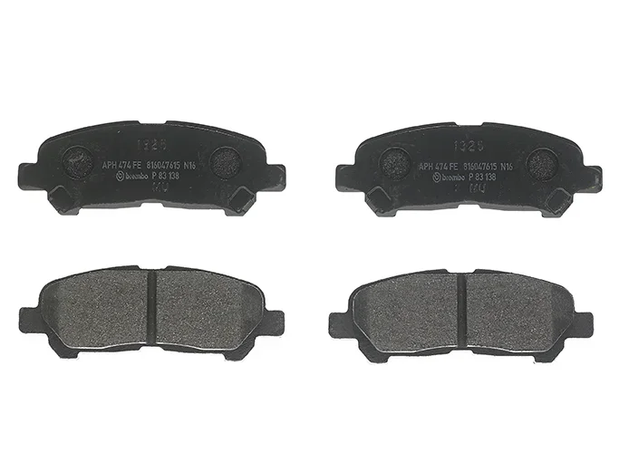 Sada brzdových destiček, kotoučová brzda BREMBO P83138