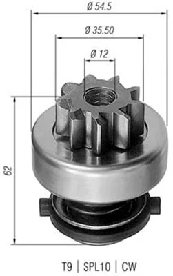 Pastorek, startér MAGNETI MARELLI 940113020282