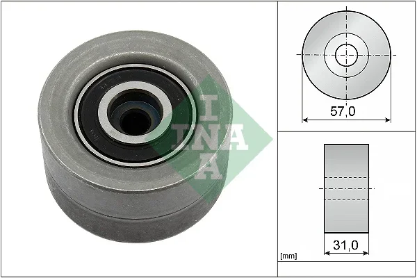 Vratná/vodicí kladka, ozubený řemen Schaeffler INA 532099210
