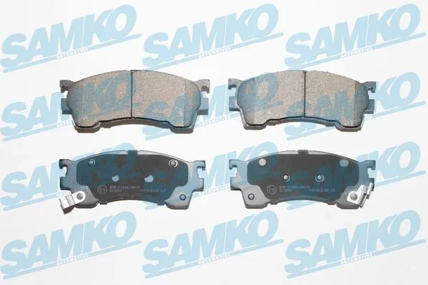 Sada brzdových destiček, kotoučová brzda SAMKO 5SP1017