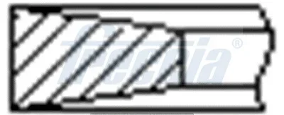 Sada pístních kroužků FRECCIA FR10-249500 – OE 23040-27922 Sada pístních kroužků FRECCIA FR10-249500 – OE 23040-27922