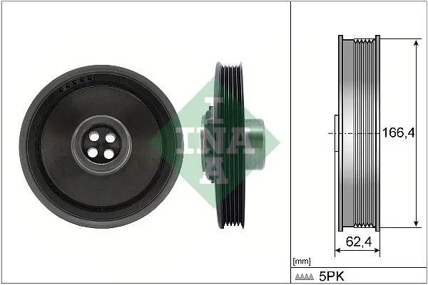 Řemenice, klikový hřídel Schaeffler INA 544017110