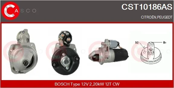 Startér CASCO CST10186AS Startér CASCO CST10186AS