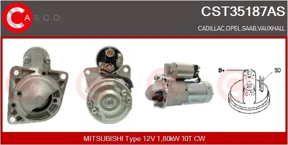 Startér CASCO CST35187AS Startér CASCO CST35187AS