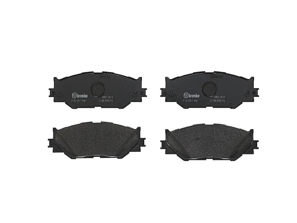 Sada brzdových destiček, kotoučová brzda BREMBO P83074