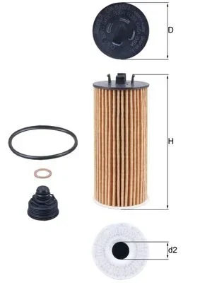 Olejový filtr KNECHT OX815/1D