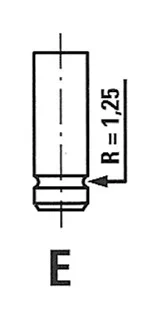 Sací ventil FRECCIA R4383/SCR – OE 642679