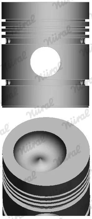 Píst NÜRAL 87-314600-10 Píst NÜRAL 87-314600-10