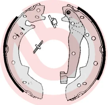 Sada brzdových čelistí BREMBO S68505