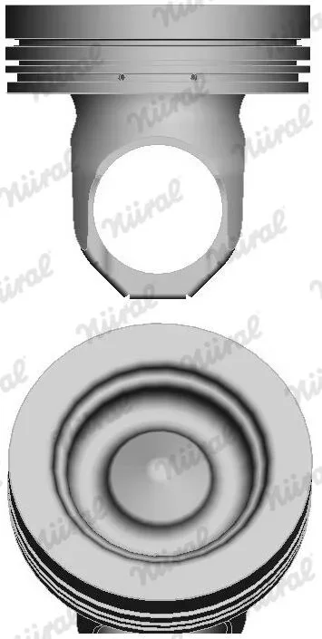 Píst NÜRAL 87-437600-00 Píst NÜRAL 87-437600-00