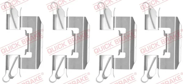 Sada prislusenstvi, oblozeni kotoucove brzdy QUICK BRAKE 109-1772