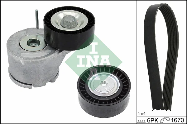 Sada žebrovaných klínových řemenů Schaeffler INA 529038010