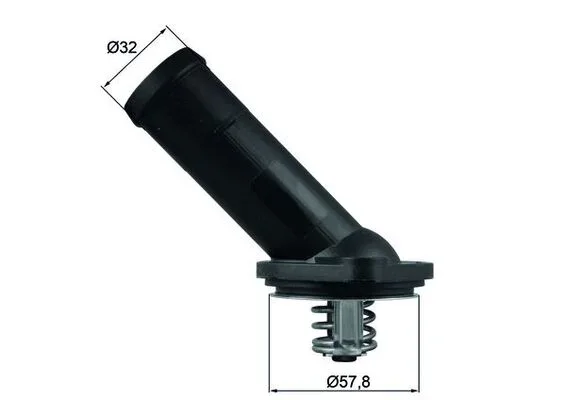 Termostat, chladivo MAHLE TI22592D