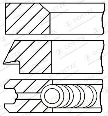 Sada pistnich krouzku GOETZE ENGINE 08-427700-00 – OE T207512 Sada pistnich krouzku GOETZE ENGINE 08-427700-00 – OE T207512