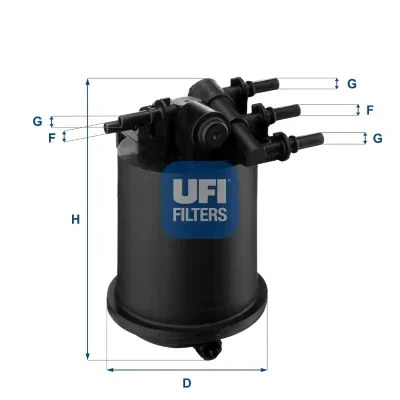 Palivový filtr UFI 24.086.00 – OE 8200416946