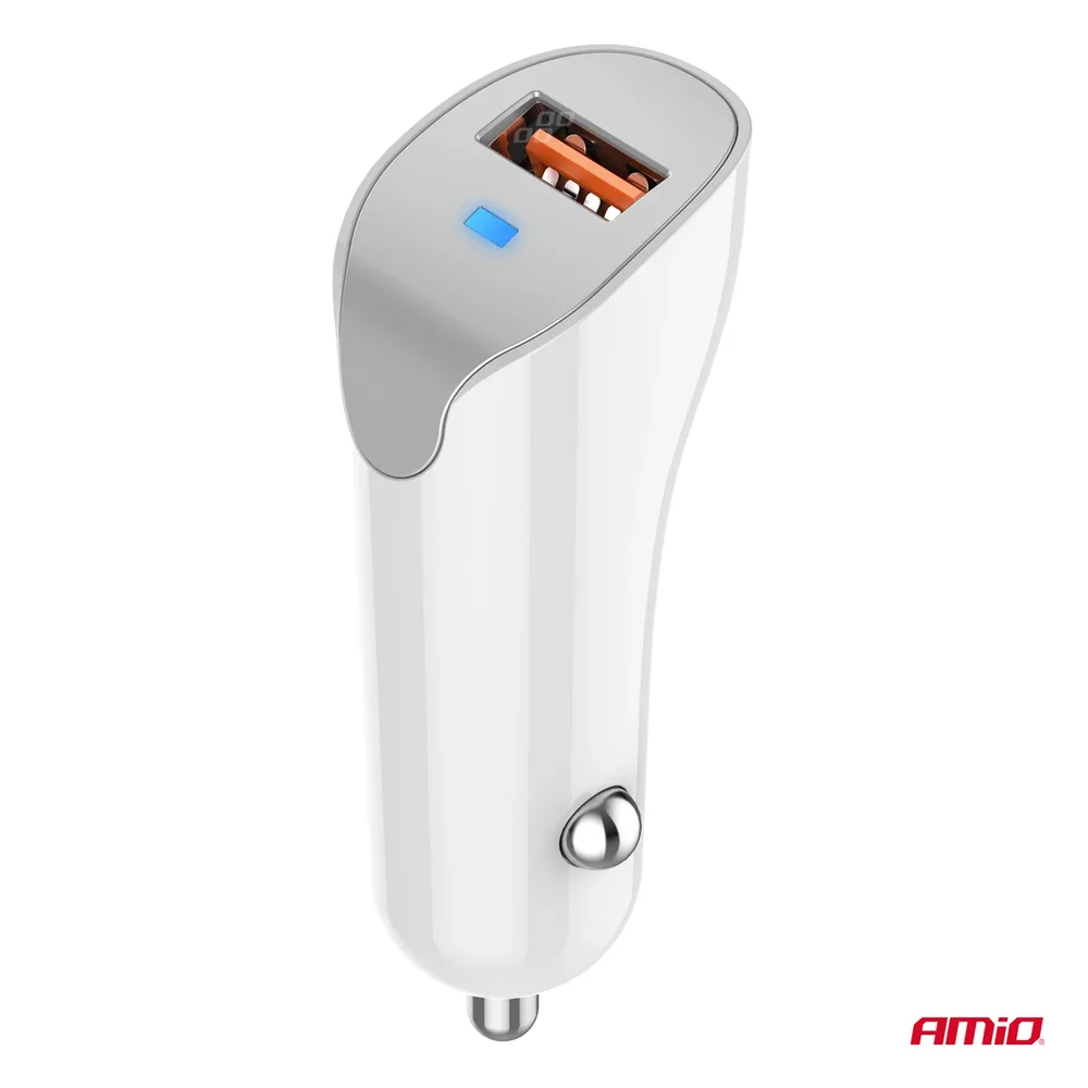 Nabíječka do auta USB-A 2.1A 12/24V AMiO-03873 - Obrázek 4