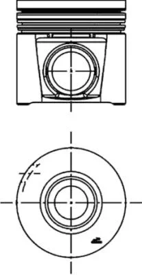 Píst KOLBENSCHMIDT 40285600