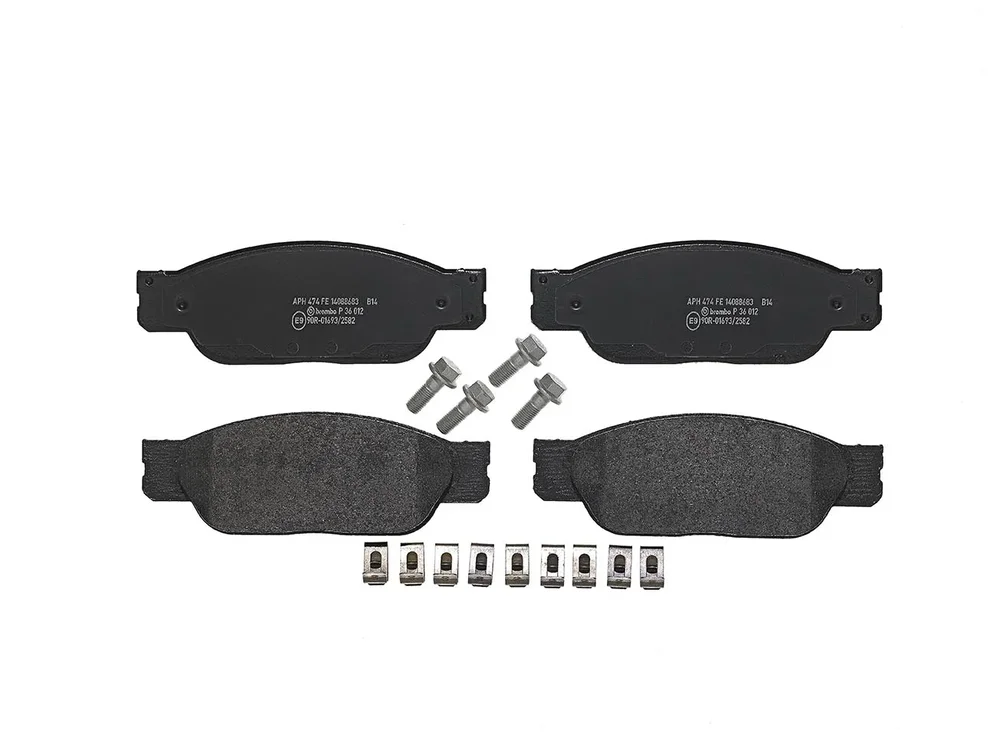 Sada brzdových destiček, kotoučová brzda BREMBO P36012
