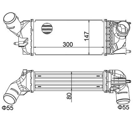 Chladič turba HART 630295