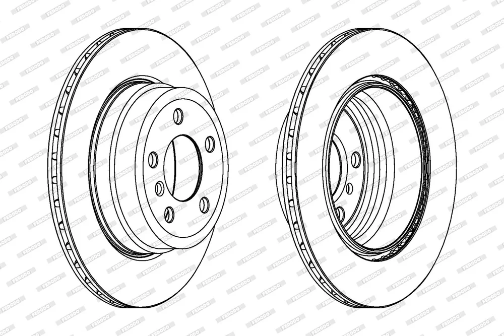 Brzdový kotouč FERODO DDF1715C