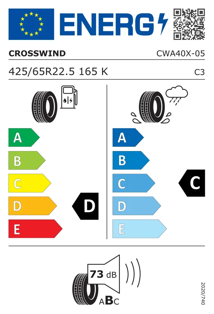425/65R22.5 CCW CWA40XS CROSSWIND 425/65R22.5CCWCWA40XS 425/65R22.5 CCW CWA40XS CROSSWIND 425/65R22.5CCWCWA40XS