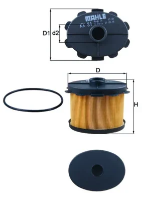 Palivový filtr MAHLE KX84D