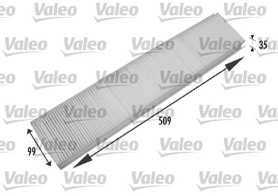 Filtr, vzduch v interiéru VALEO 698779