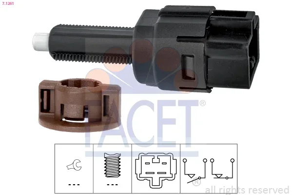 Spinac brzdoveho svetla FACET 7.1261 Spinac brzdoveho svetla FACET 7.1261