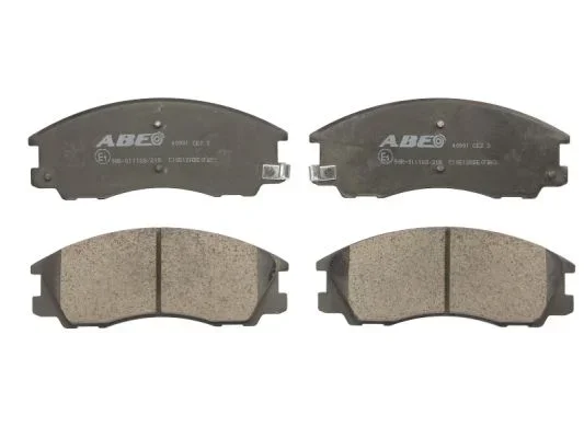 Sada brzdových destiček, kotoučová brzda ABE C10512ABE Sada brzdových destiček, kotoučová brzda ABE C10512ABE
