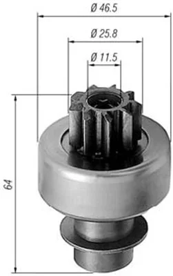 Pastorek, startér MAGNETI MARELLI 940113020242 Pastorek, startér MAGNETI MARELLI 940113020242