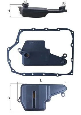 Hydraulický filtr, automatická převodovka KNECHT HX193D