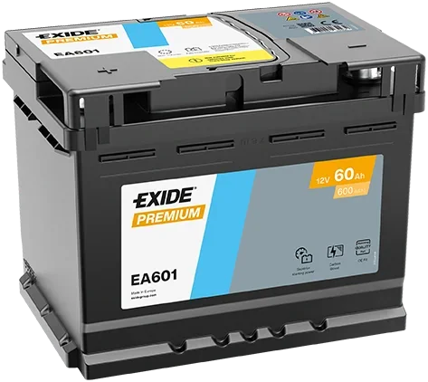 startovací baterie, startovací baterie EXIDE EA601 – OE 01579A111K