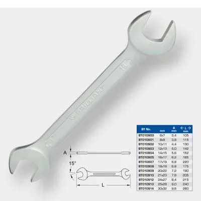 Dvojitý-vidlicový klíč sada KS TOOLS BT010912