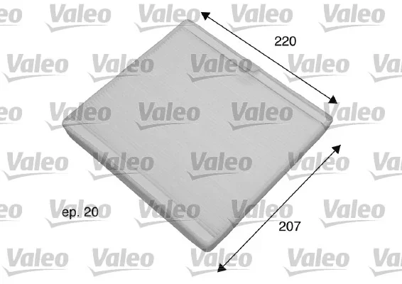 Filtr, vzduch v interiéru VALEO 698769 Filtr, vzduch v interiéru VALEO 698769