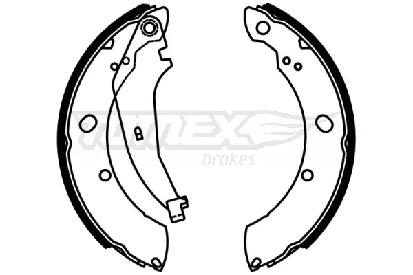 Sada brzdových čelistí Tomex Brakes TX22-97