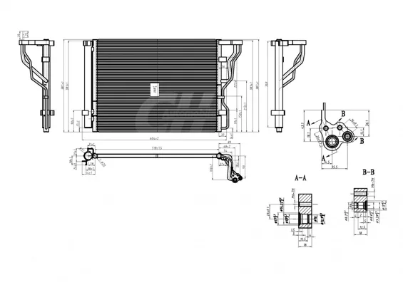 CHLADIČ DO KLIMAT.HYUNDAI I40 11- HART 621660
