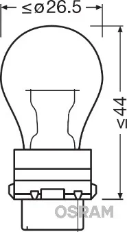 Zarovka, parkovaci / obrysove svetlo ams-OSRAM 3757AK