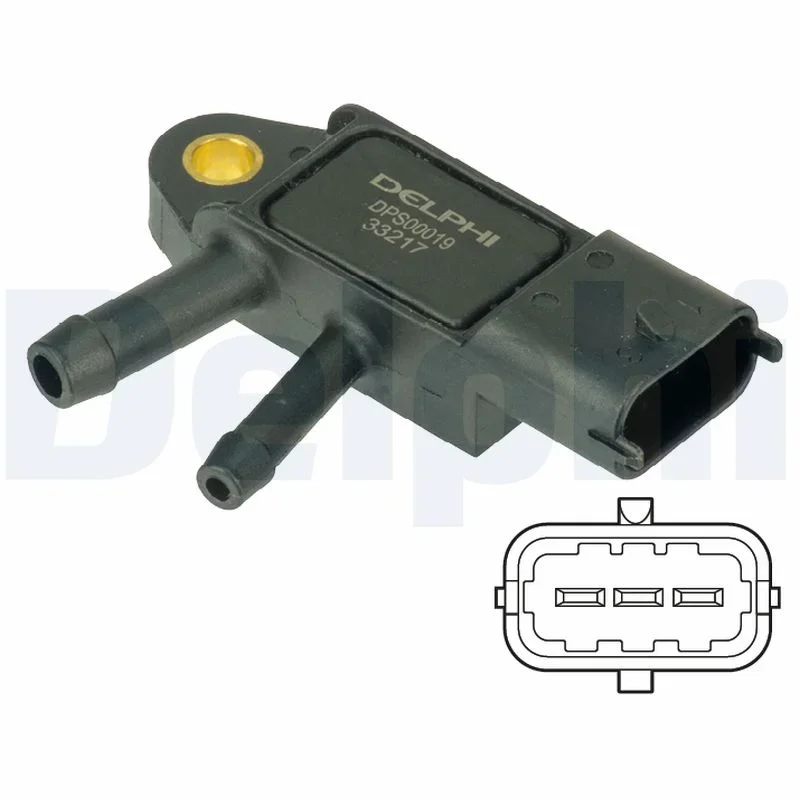 Senzor, tlak vyfuk.plynu DELPHI DPS00019 Senzor, tlak vyfuk.plynu DELPHI DPS00019