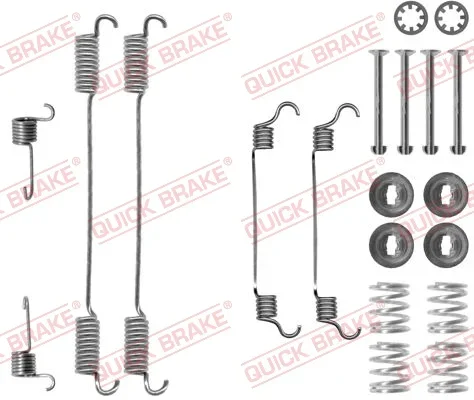 Sada příslušenství, brzdové čelisti QUICK BRAKE 105-0740